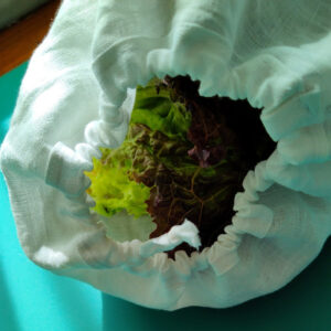 Lettuce in Linen Produce Pouch
